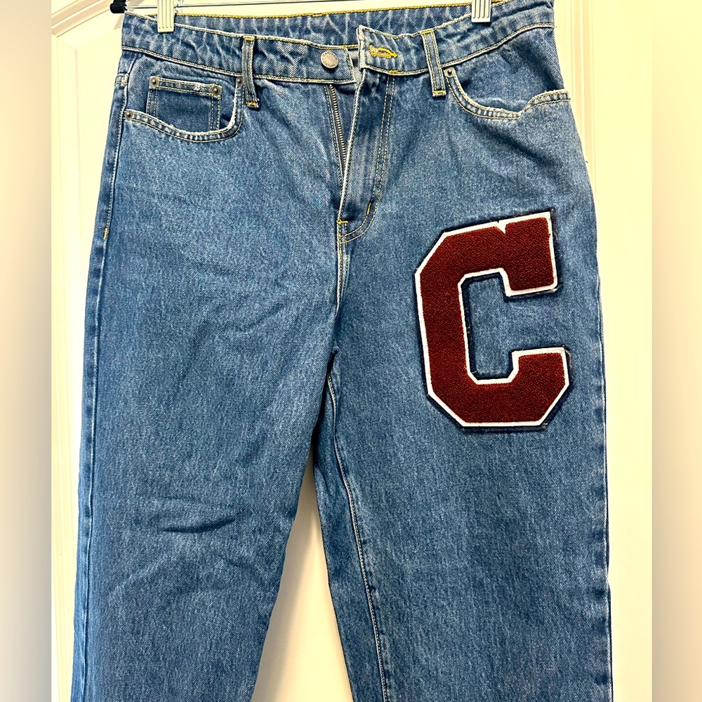 CARMAR FELT LOGO JEANS